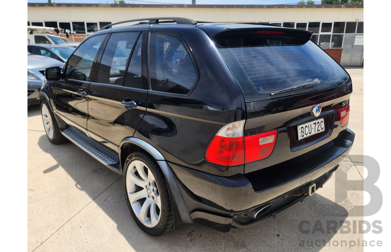 1/2006 Bmw X5 4.8is E53 4d Wagon Black 4.8L