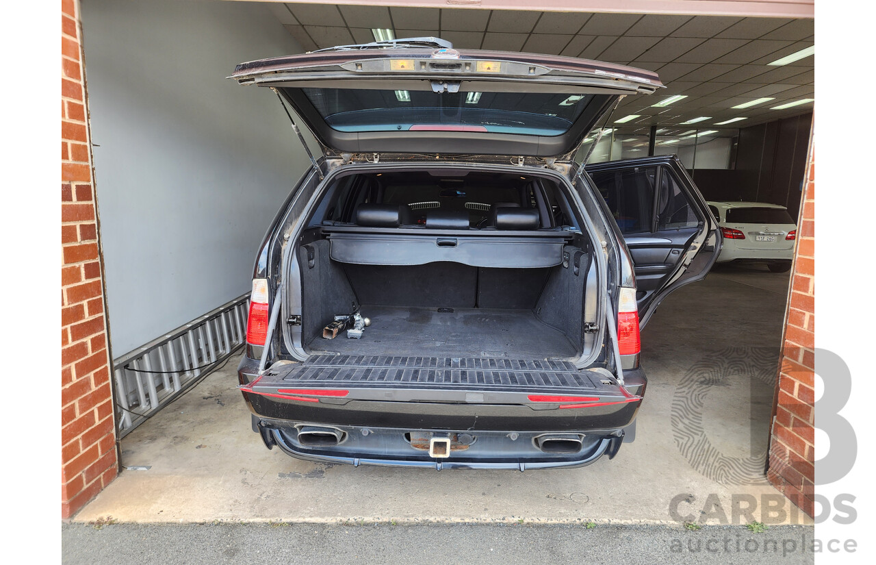 1/2006 Bmw X5 4.8is E53 4d Wagon Black 4.8L