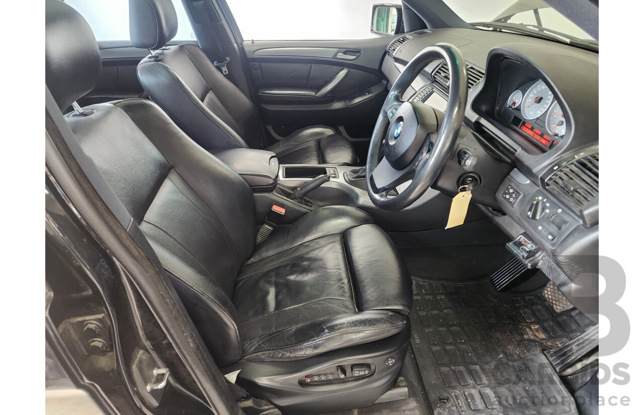 1/2006 Bmw X5 4.8is E53 4d Wagon Black 4.8L