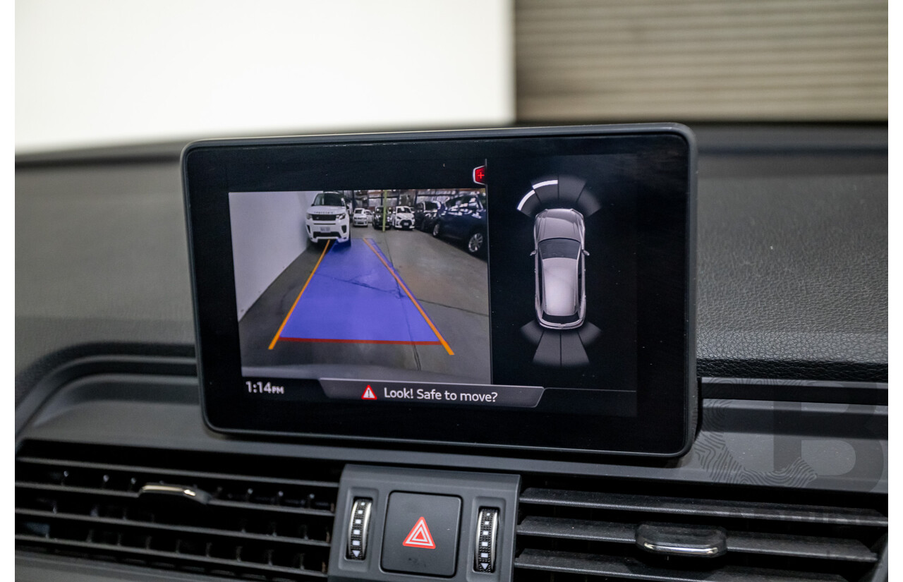 11/2017 Audi Q5 2.0 TDI QUATTRO DESIGN (AWD) FY MY18 4D Wagon Florett Silver Metallic Turbo Diesel 2.0L