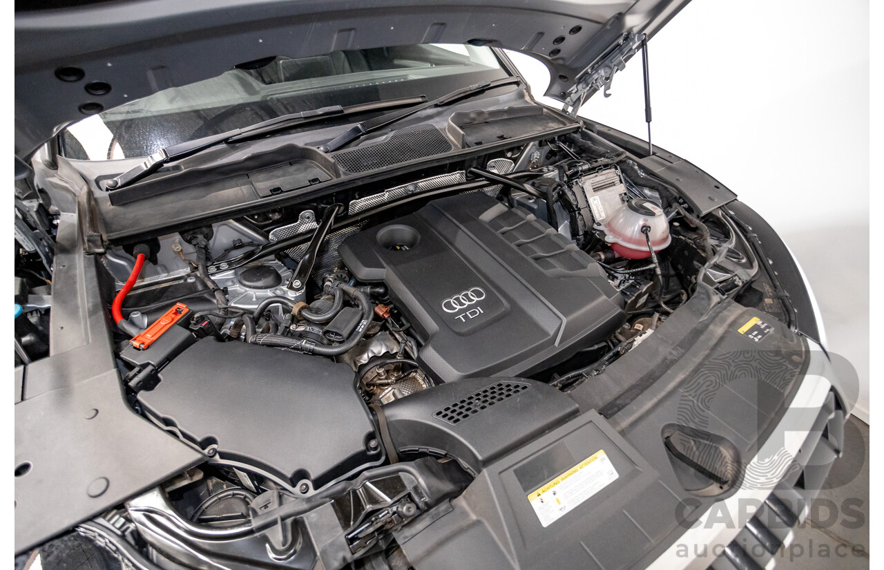 11/2017 Audi Q5 2.0 TDI QUATTRO DESIGN (AWD) FY MY18 4D Wagon Florett Silver Metallic Turbo Diesel 2.0L