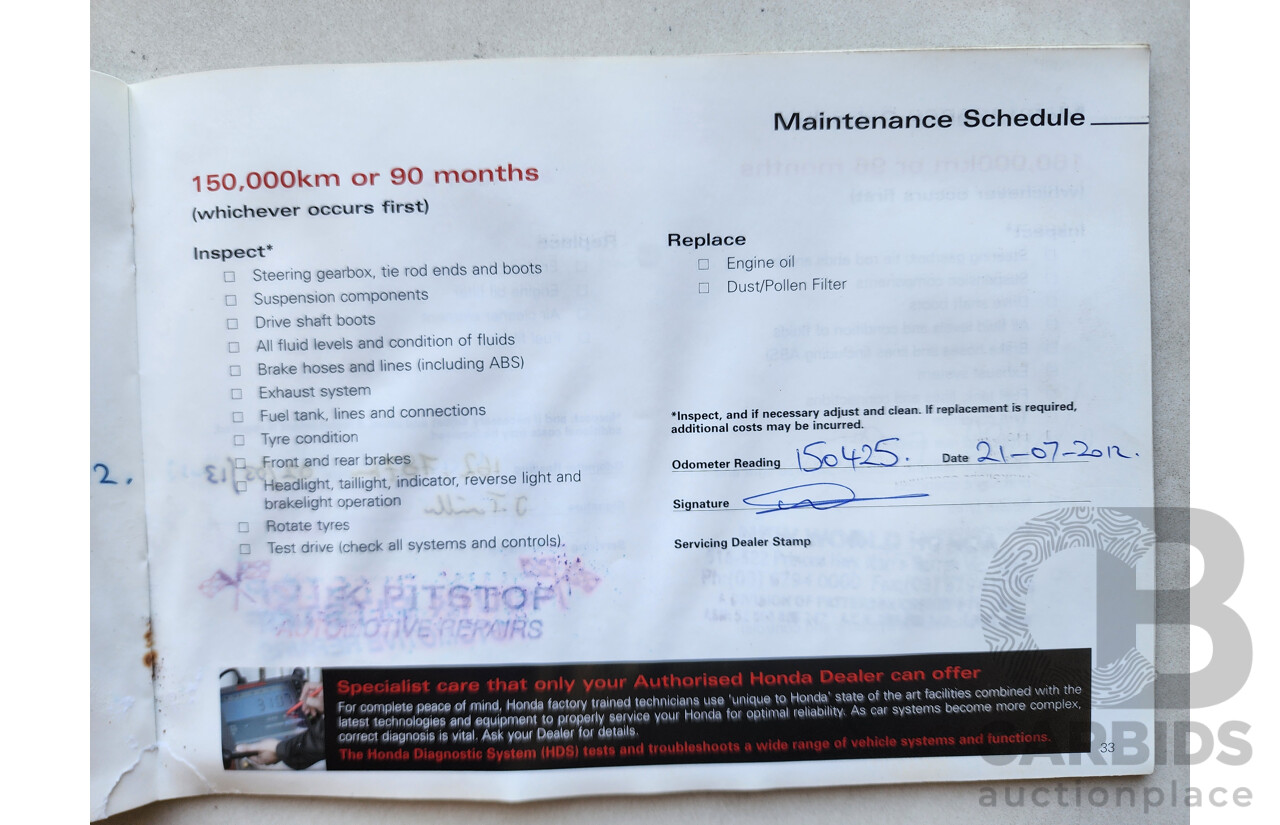 9/2006 Honda Accord EURO Luxury MY06 UPGRADE 4d Sedan Red 2.4L