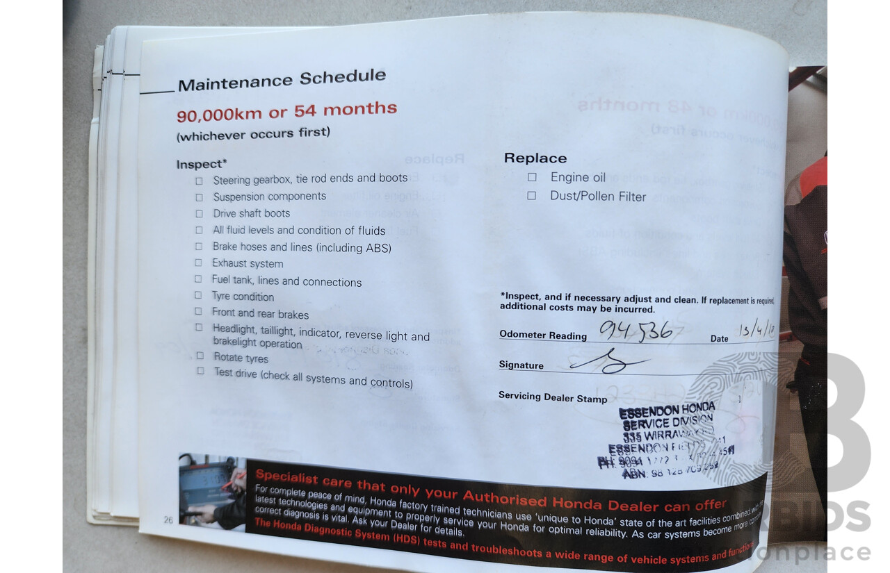 9/2006 Honda Accord EURO Luxury MY06 UPGRADE 4d Sedan Red 2.4L