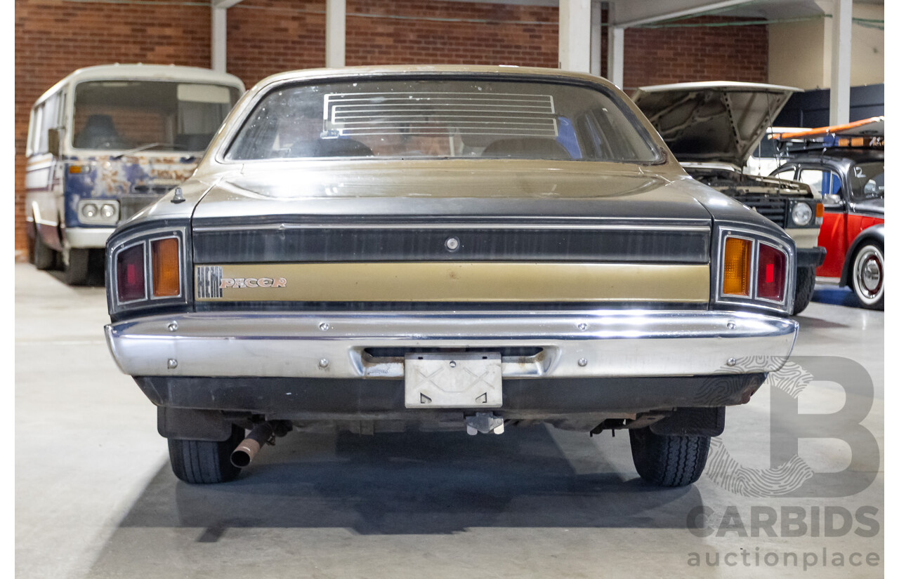 11/1972 Chrysler VH Valiant Pacer 4d Sedan Citron Gold Metallic Hemi 265ci 4.3L