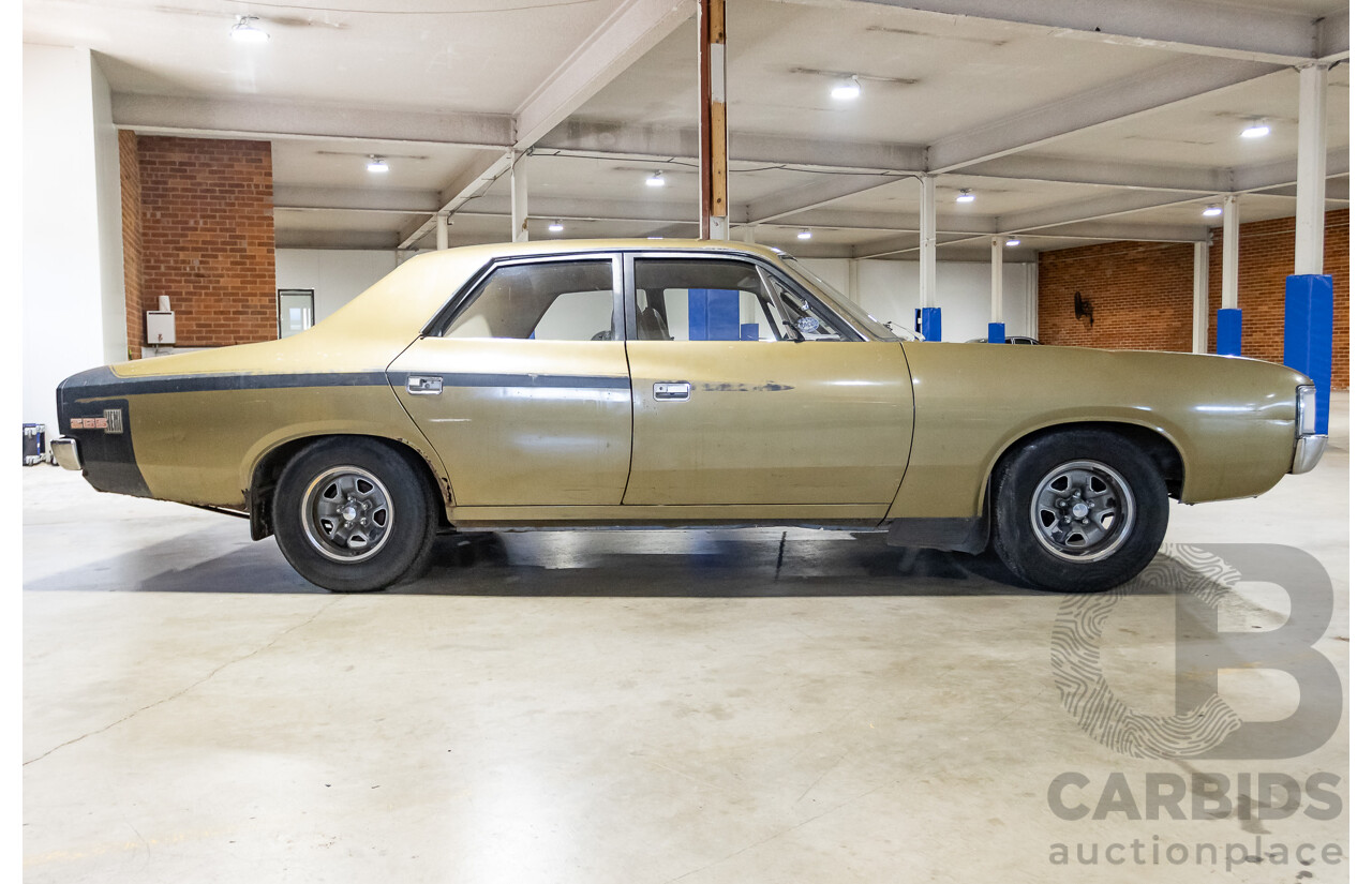 11/1972 Chrysler VH Valiant Pacer 4d Sedan Citron Gold Metallic Hemi 265ci 4.3L