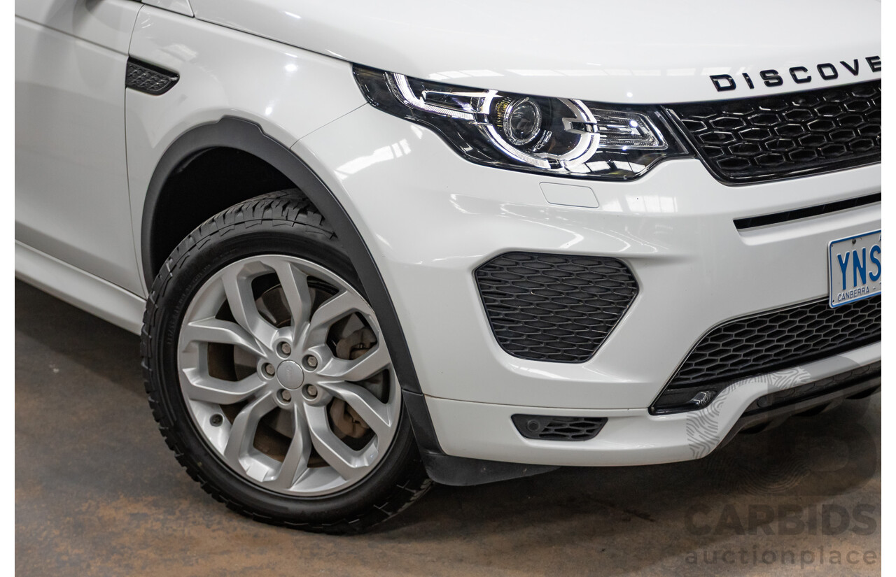 01/2019 Land Rover Discovery Sport Si4 (213kW) SE (AWD) L550 MY19 4D Wagon Fuji White Turbo 2.0L