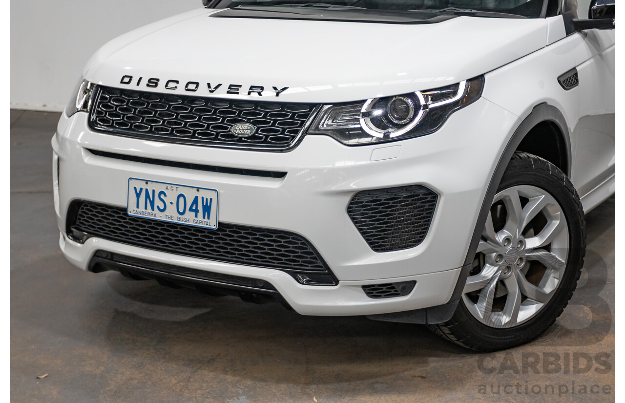 01/2019 Land Rover Discovery Sport Si4 (213kW) SE (AWD) L550 MY19 4D Wagon Fuji White Turbo 2.0L