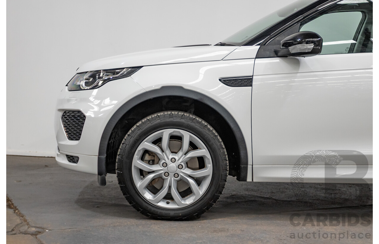 01/2019 Land Rover Discovery Sport Si4 (213kW) SE (AWD) L550 MY19 4D Wagon Fuji White Turbo 2.0L