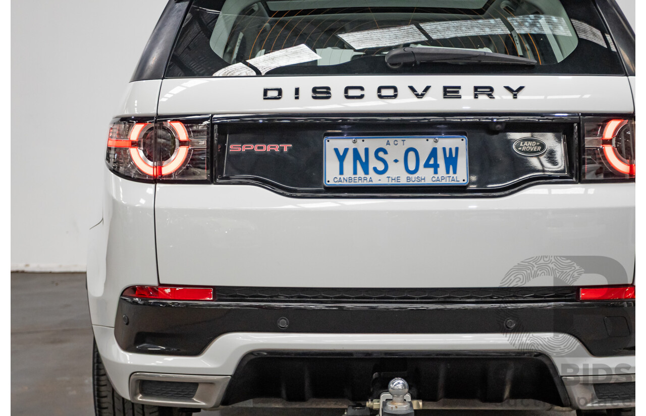 01/2019 Land Rover Discovery Sport Si4 (213kW) SE (AWD) L550 MY19 4D Wagon Fuji White Turbo 2.0L