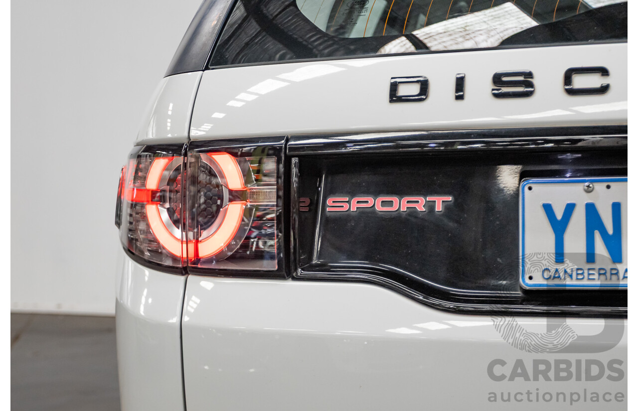 01/2019 Land Rover Discovery Sport Si4 (213kW) SE (AWD) L550 MY19 4D Wagon Fuji White Turbo 2.0L