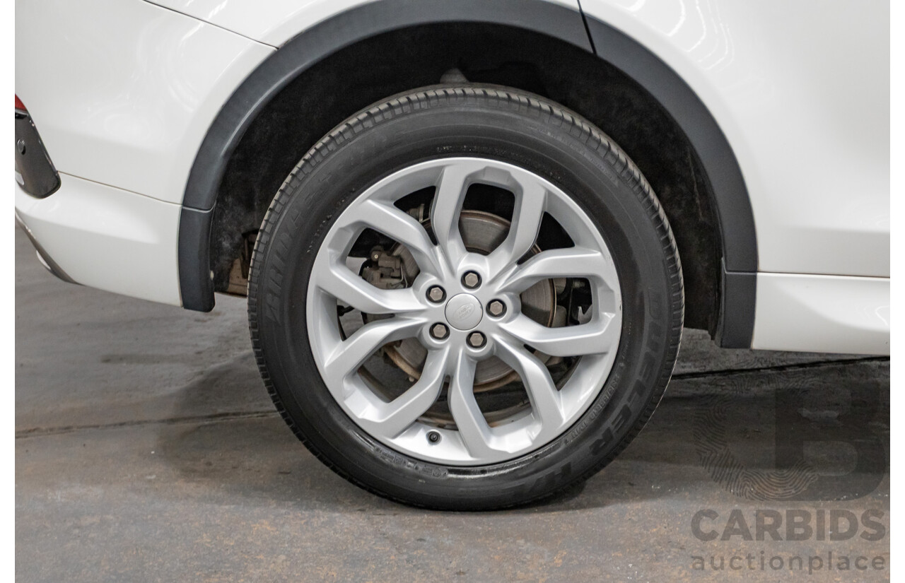 01/2019 Land Rover Discovery Sport Si4 (213kW) SE (AWD) L550 MY19 4D Wagon Fuji White Turbo 2.0L