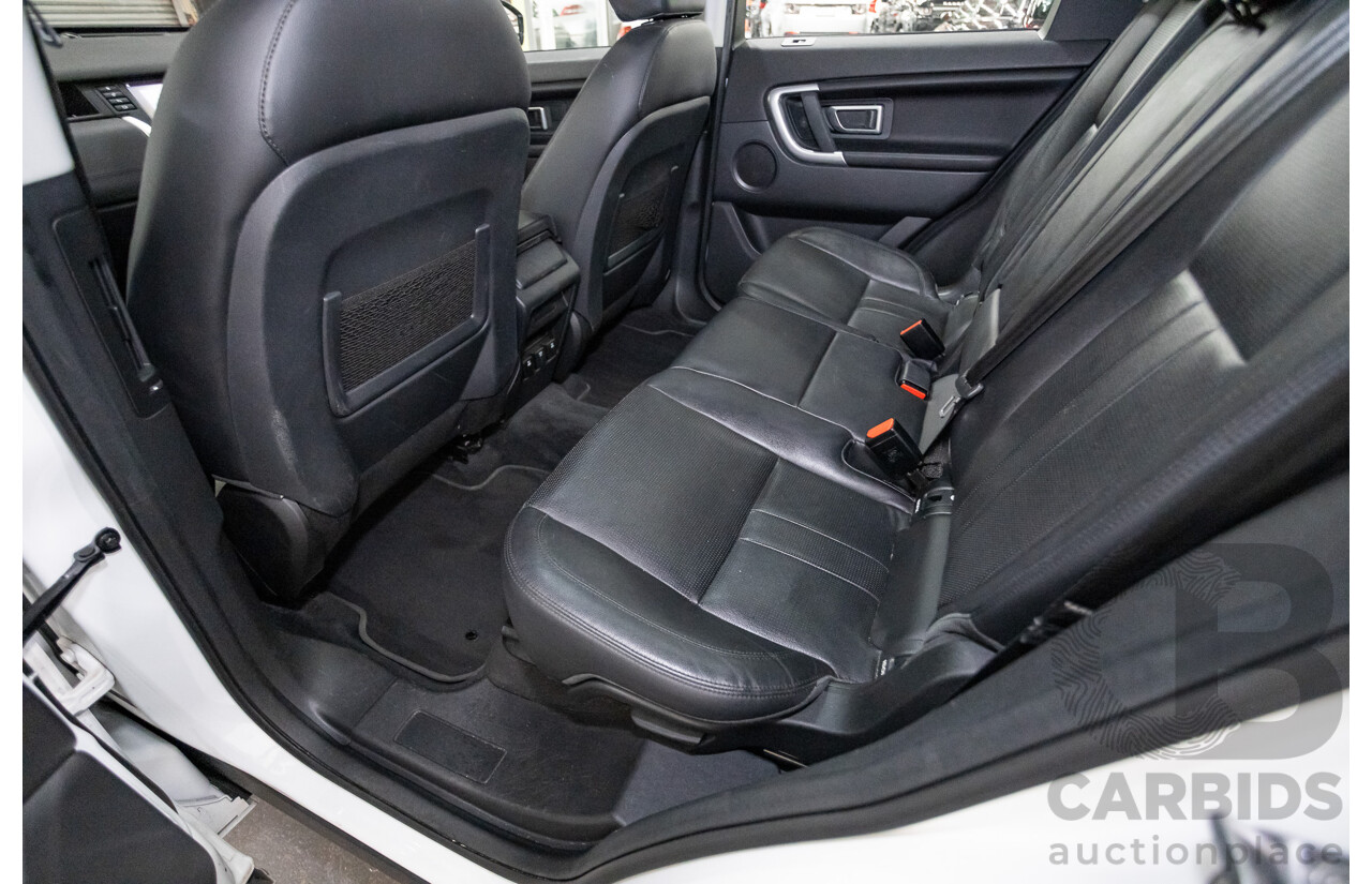 01/2019 Land Rover Discovery Sport Si4 (213kW) SE (AWD) L550 MY19 4D Wagon Fuji White Turbo 2.0L