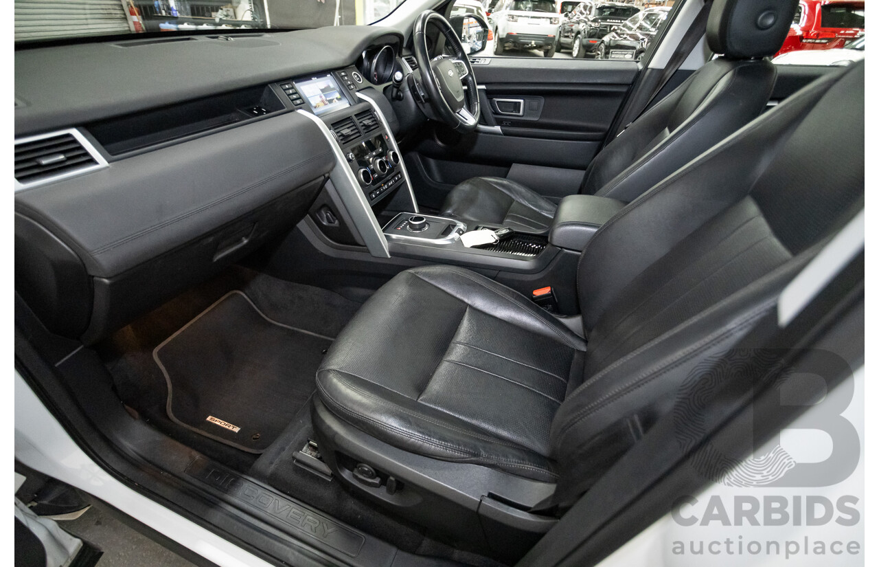 01/2019 Land Rover Discovery Sport Si4 (213kW) SE (AWD) L550 MY19 4D Wagon Fuji White Turbo 2.0L