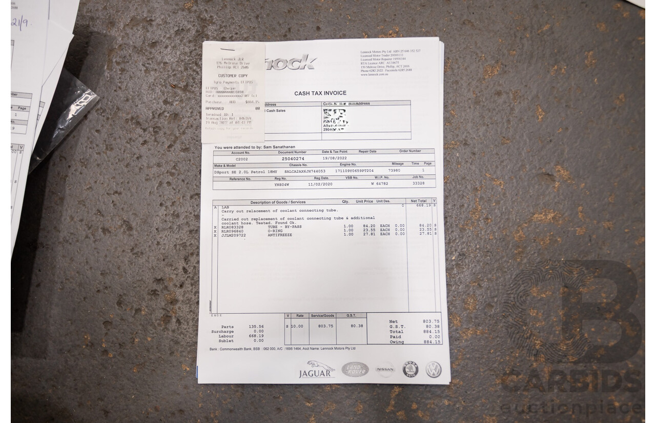 01/2019 Land Rover Discovery Sport Si4 (213kW) SE (AWD) L550 MY19 4D Wagon Fuji White Turbo 2.0L