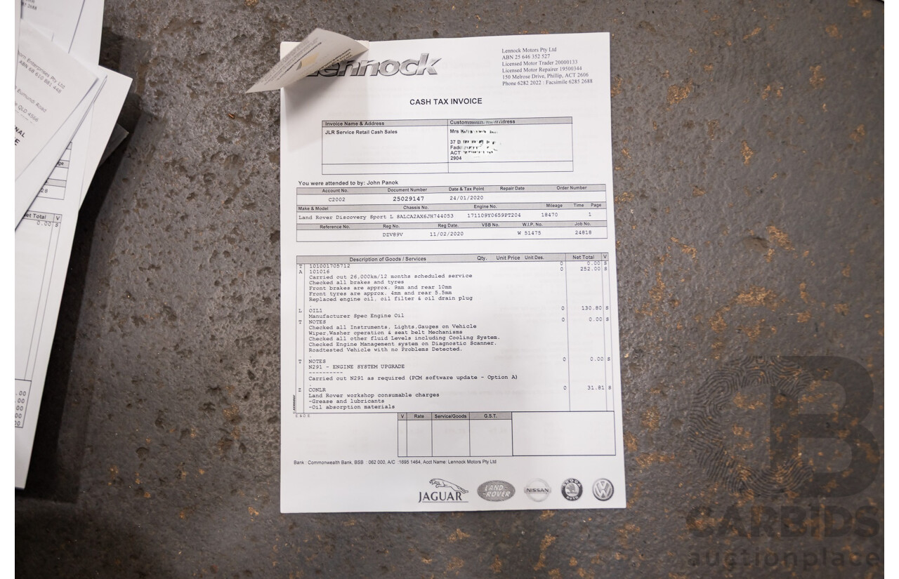 01/2019 Land Rover Discovery Sport Si4 (213kW) SE (AWD) L550 MY19 4D Wagon Fuji White Turbo 2.0L