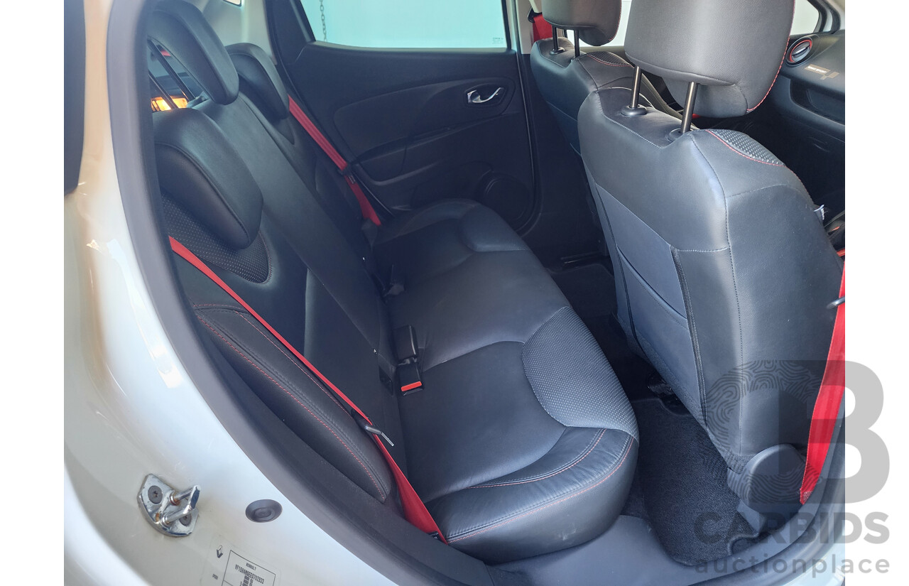 6/2014 Renault Clio RS 200 Sport Trophy X98 5d Hatchback White 1.6L