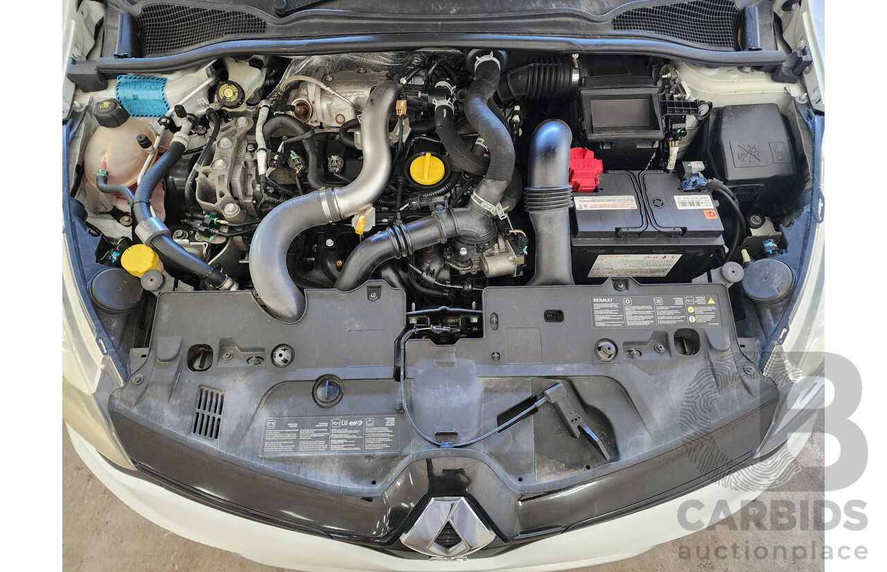 6/2014 Renault Clio RS 200 Sport Trophy X98 5d Hatchback White 1.6L