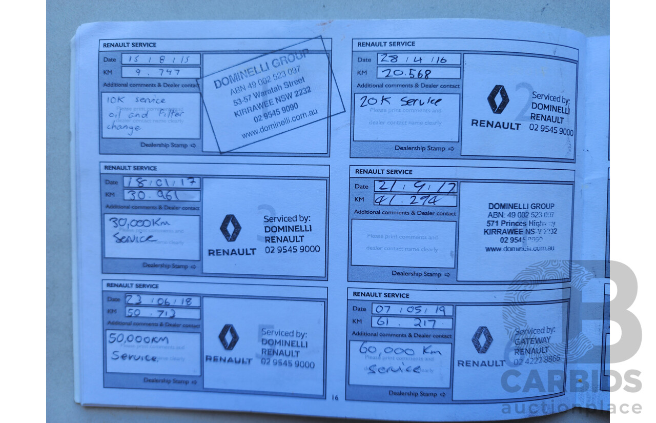 6/2014 Renault Clio RS 200 Sport Trophy X98 5d Hatchback White 1.6L