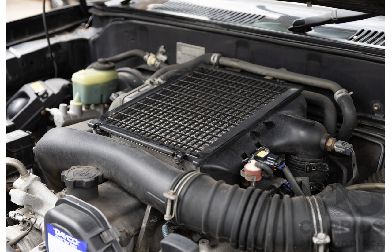 10/2000 Toyota Landcruiser Prado GXL (4x4) KZJ95R 4d Wagon Black Onyx Turbo Diesel 3.0L