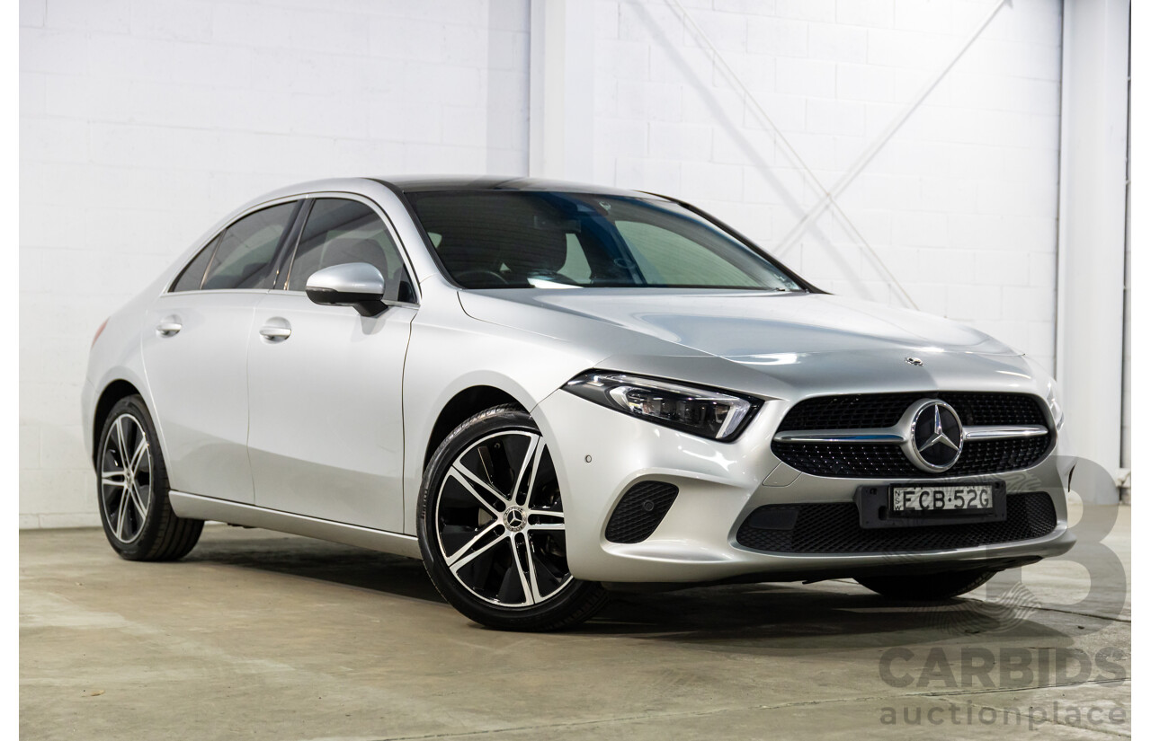 05/2019 Mercedes-Benz A200 (FWD) 177 MY19.5 4d Sedan Iridium Silver Metallic Turbo 1.3L