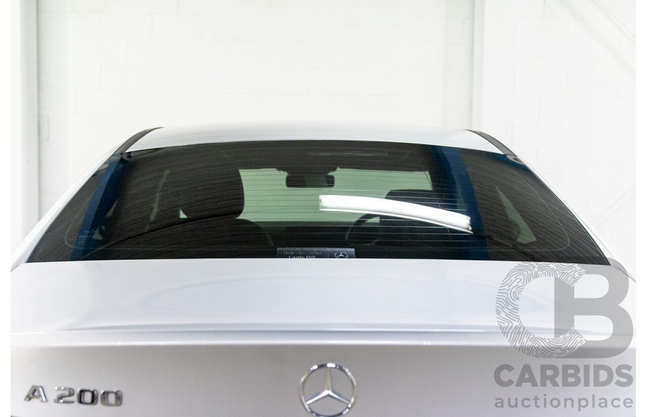 05/2019 Mercedes-Benz A200 (FWD) 177 MY19.5 4d Sedan Iridium Silver Metallic Turbo 1.3L