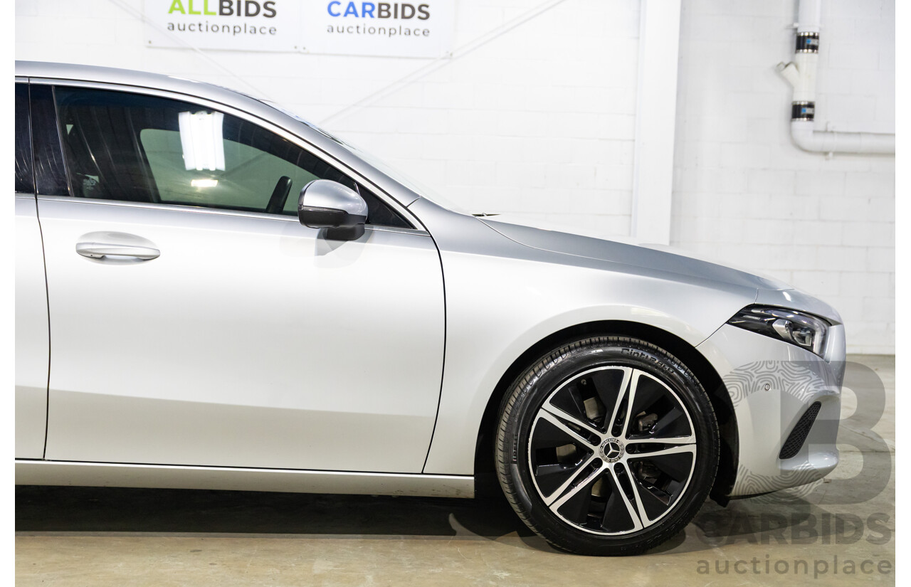 05/2019 Mercedes-Benz A200 (FWD) 177 MY19.5 4d Sedan Iridium Silver Metallic Turbo 1.3L