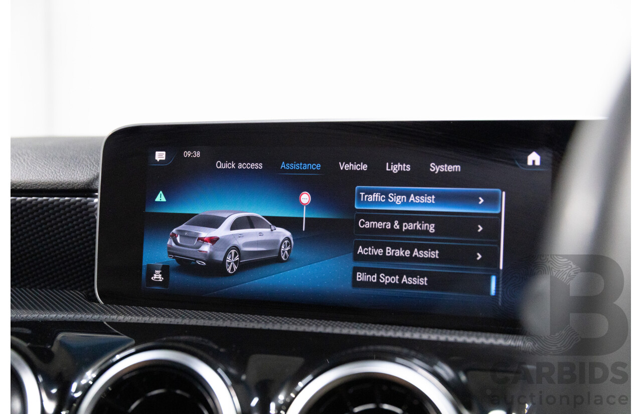 05/2019 Mercedes-Benz A200 (FWD) 177 MY19.5 4d Sedan Iridium Silver Metallic Turbo 1.3L