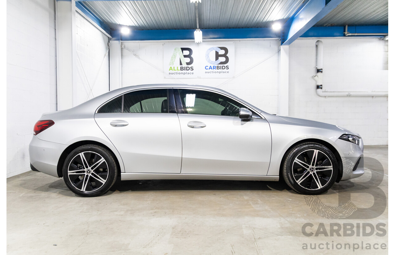 05/2019 Mercedes-Benz A200 (FWD) 177 MY19.5 4d Sedan Iridium Silver Metallic Turbo 1.3L