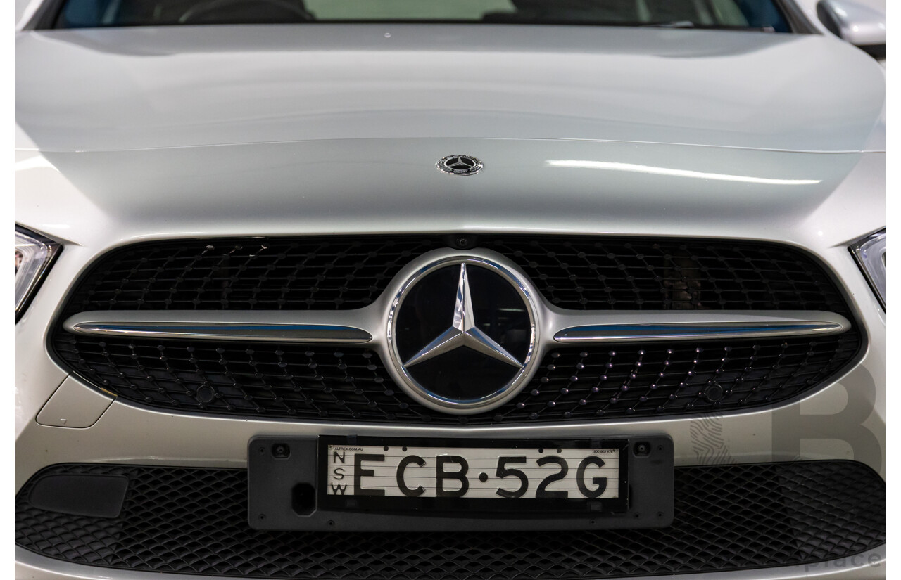 05/2019 Mercedes-Benz A200 (FWD) 177 MY19.5 4d Sedan Iridium Silver Metallic Turbo 1.3L