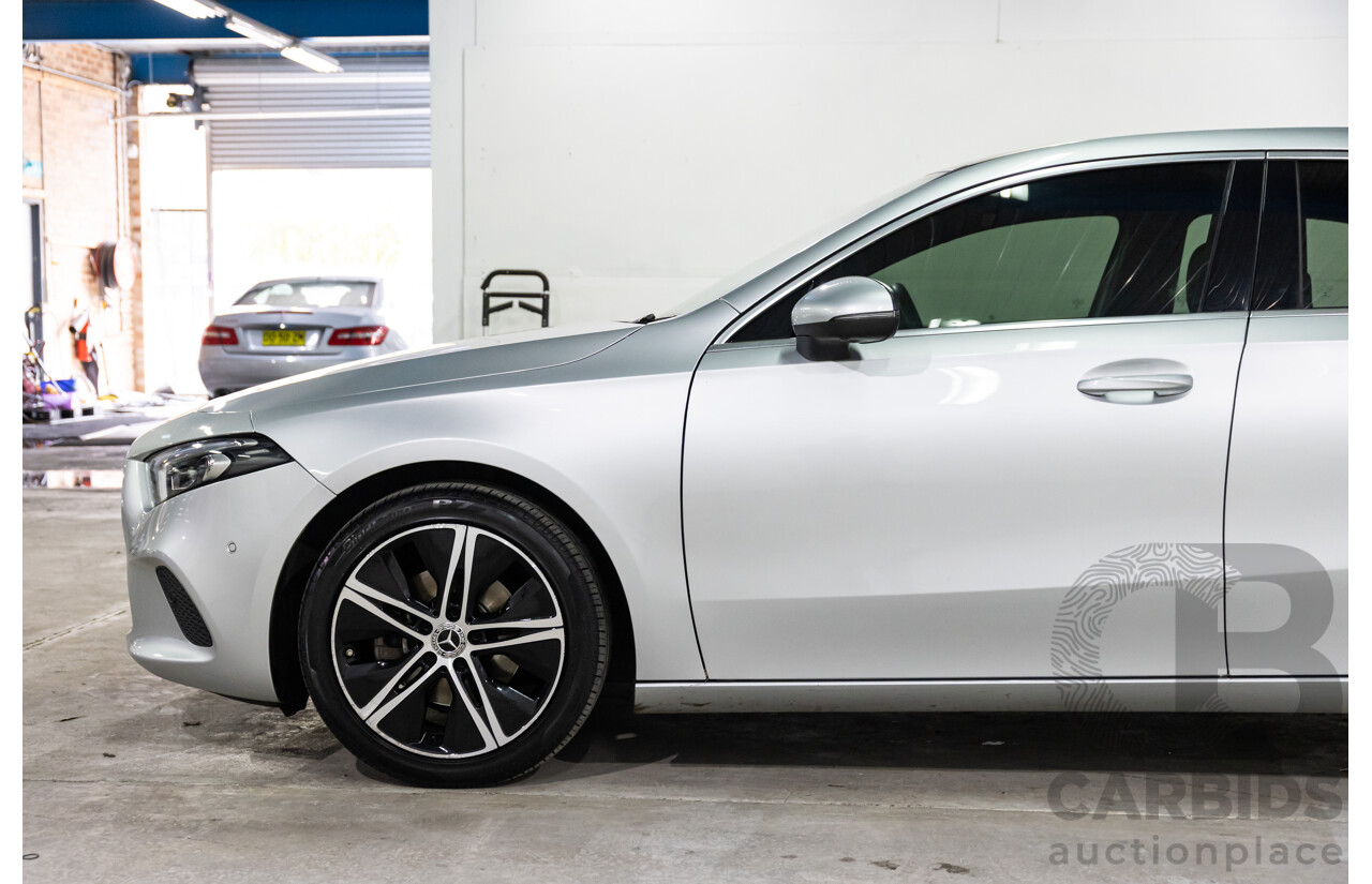 05/2019 Mercedes-Benz A200 (FWD) 177 MY19.5 4d Sedan Iridium Silver Metallic Turbo 1.3L