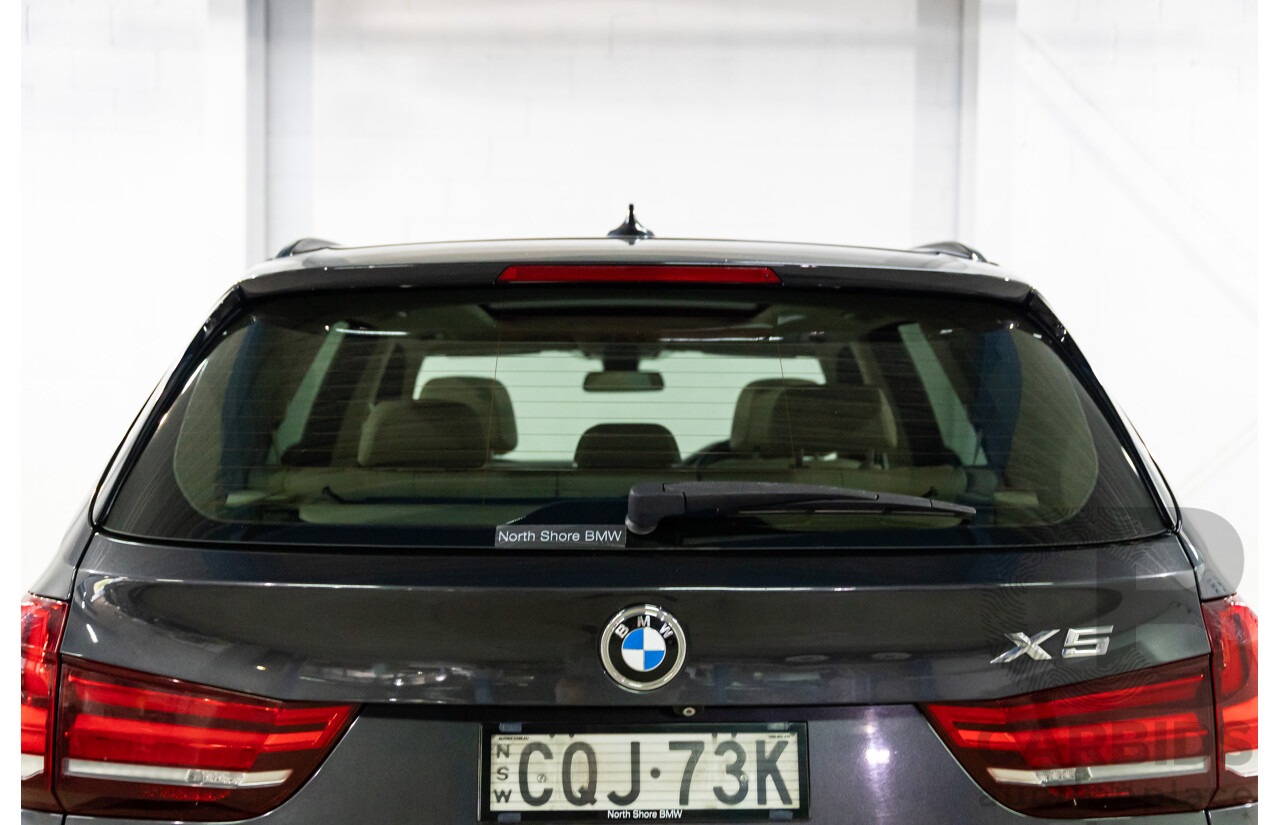 11/2013 BMW X5 xDrive30d F15 4d Wagon Sophisto Grey Brilliant Effect Metallic Turbo Diesel 3.0L