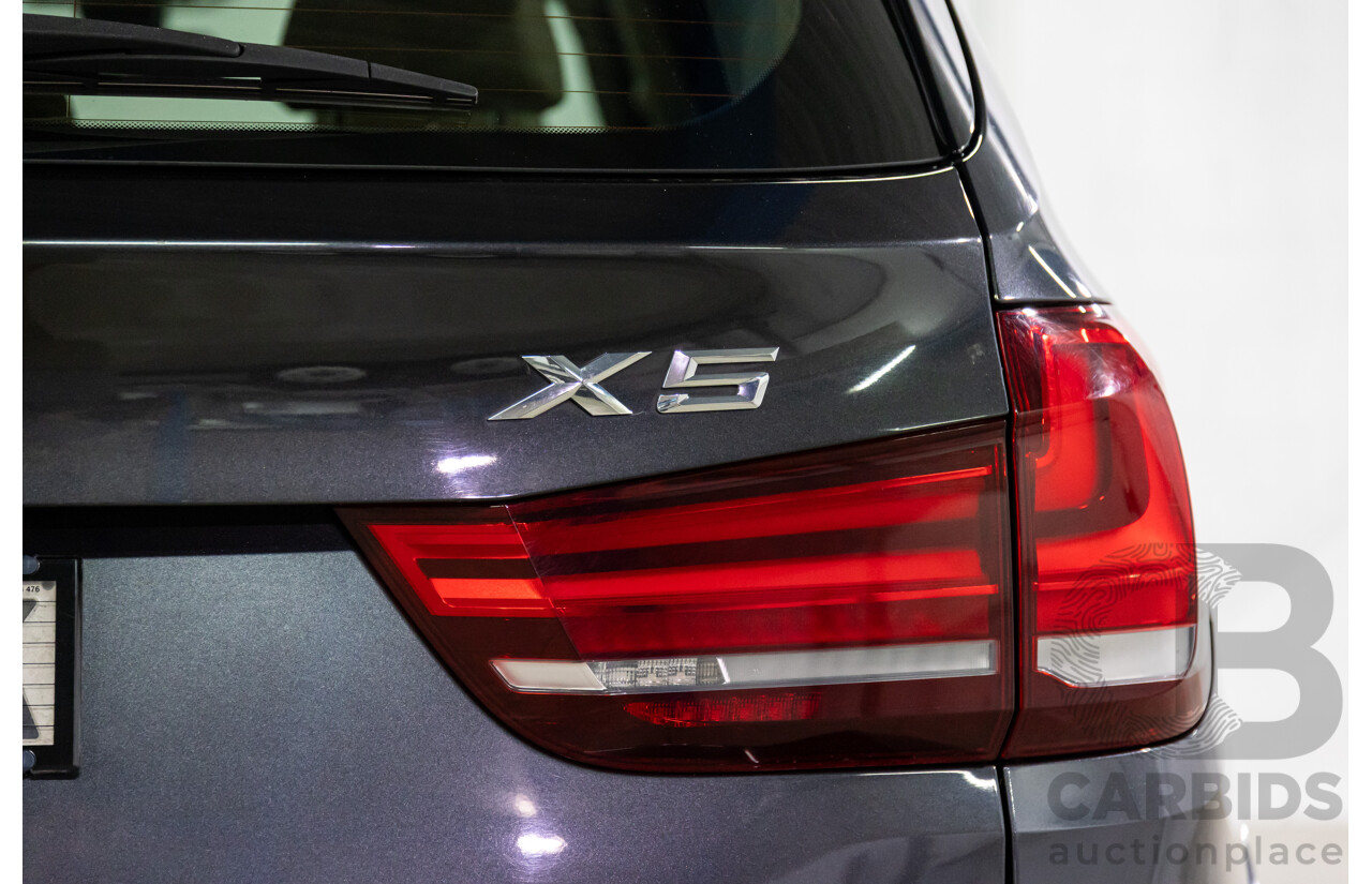 11/2013 BMW X5 xDrive30d F15 4d Wagon Sophisto Grey Brilliant Effect Metallic Turbo Diesel 3.0L