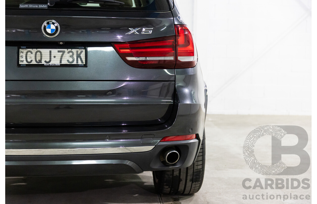 11/2013 BMW X5 xDrive30d F15 4d Wagon Sophisto Grey Brilliant Effect Metallic Turbo Diesel 3.0L