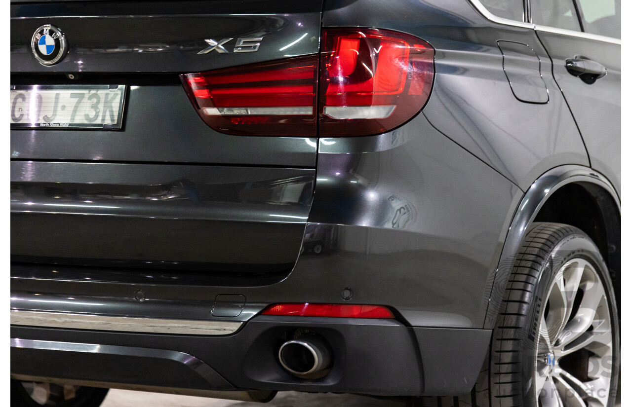 11/2013 BMW X5 xDrive30d F15 4d Wagon Sophisto Grey Brilliant Effect Metallic Turbo Diesel 3.0L