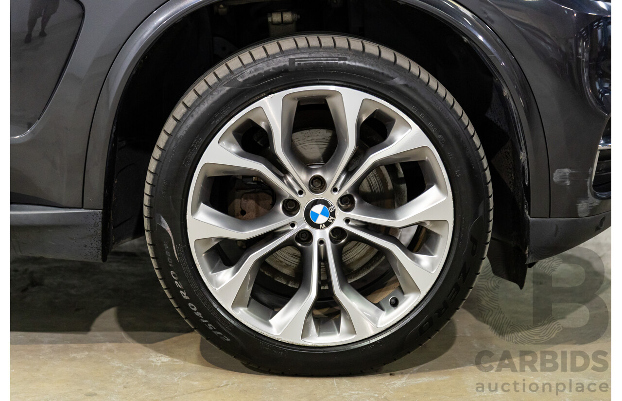 11/2013 BMW X5 xDrive30d F15 4d Wagon Sophisto Grey Brilliant Effect Metallic Turbo Diesel 3.0L