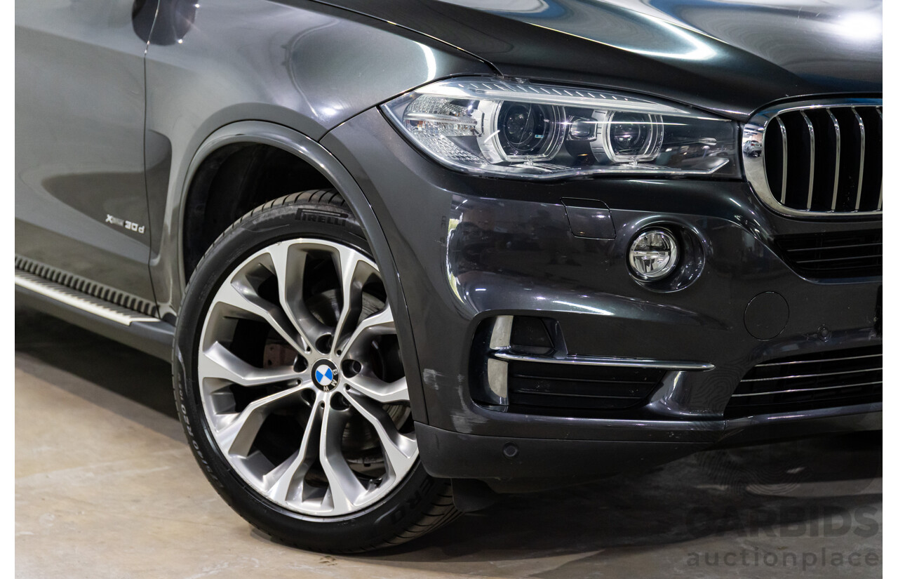 11/2013 BMW X5 xDrive30d F15 4d Wagon Sophisto Grey Brilliant Effect Metallic Turbo Diesel 3.0L