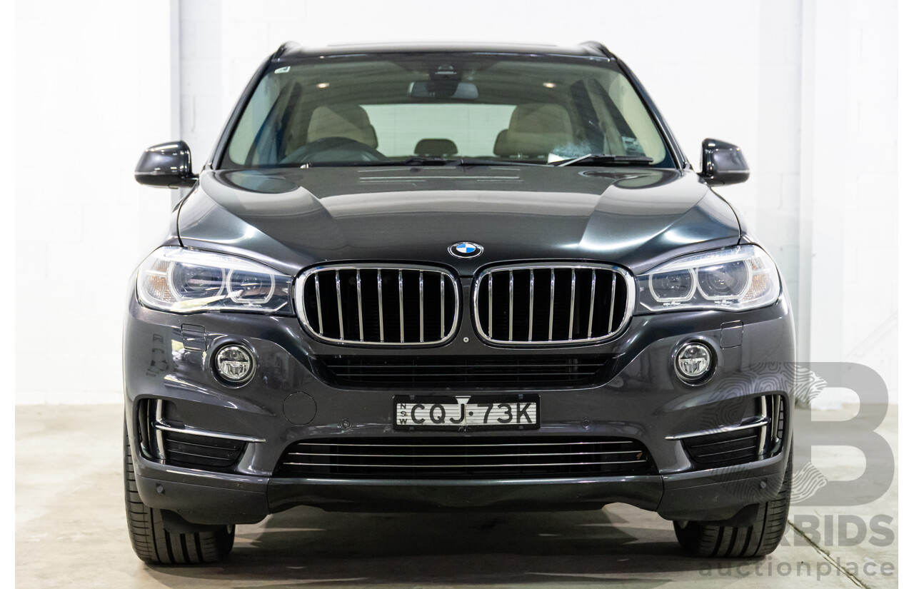 11/2013 BMW X5 xDrive30d F15 4d Wagon Sophisto Grey Brilliant Effect Metallic Turbo Diesel 3.0L