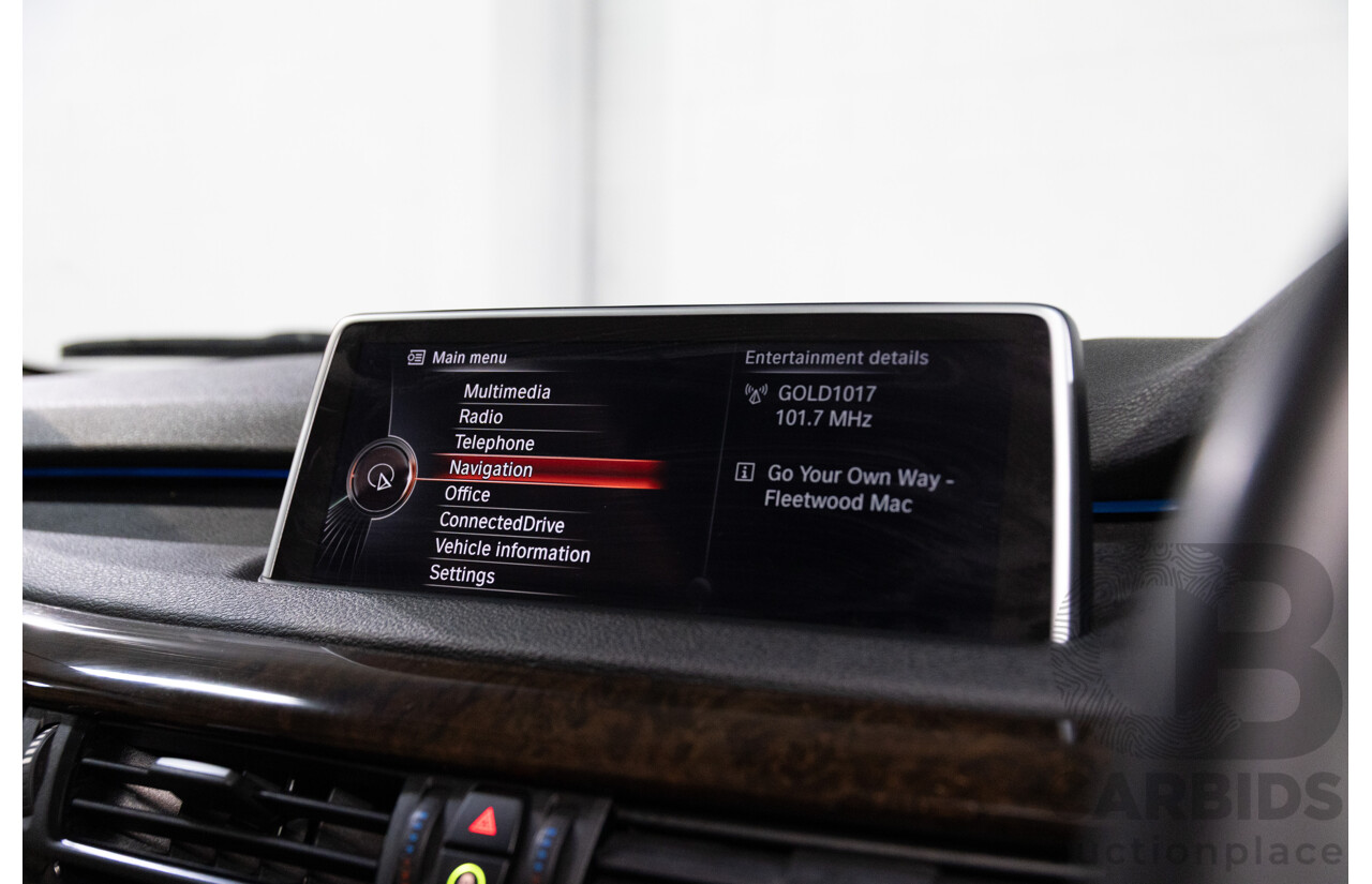 11/2013 BMW X5 xDrive30d F15 4d Wagon Sophisto Grey Brilliant Effect Metallic Turbo Diesel 3.0L