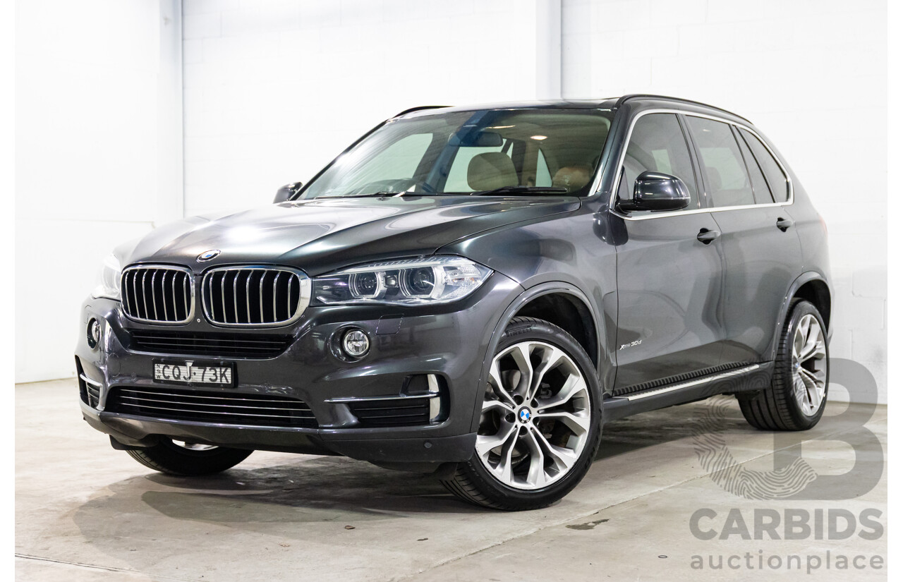 11/2013 BMW X5 xDrive30d F15 4d Wagon Sophisto Grey Brilliant Effect Metallic Turbo Diesel 3.0L