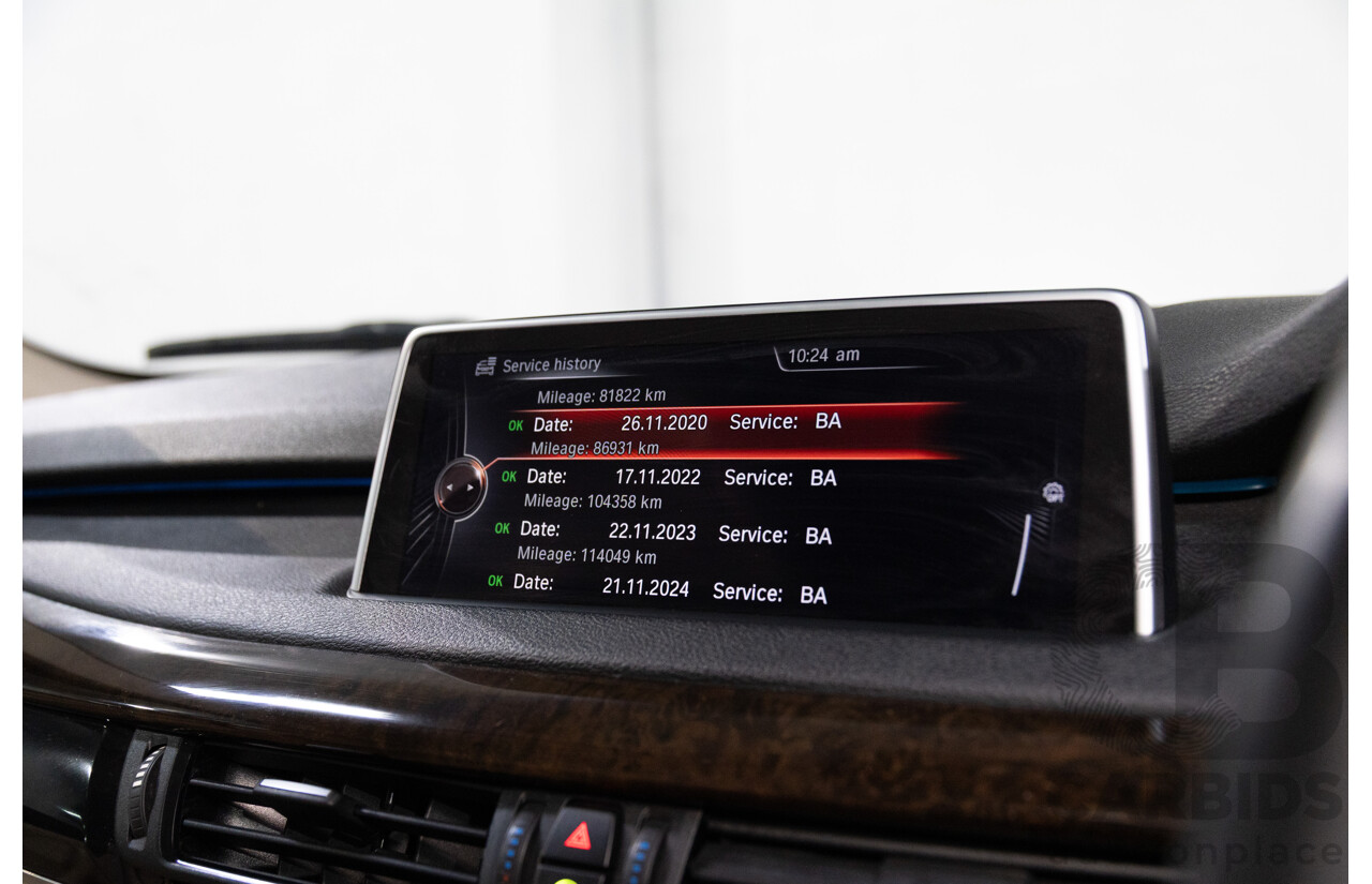 11/2013 BMW X5 xDrive30d F15 4d Wagon Sophisto Grey Brilliant Effect Metallic Turbo Diesel 3.0L