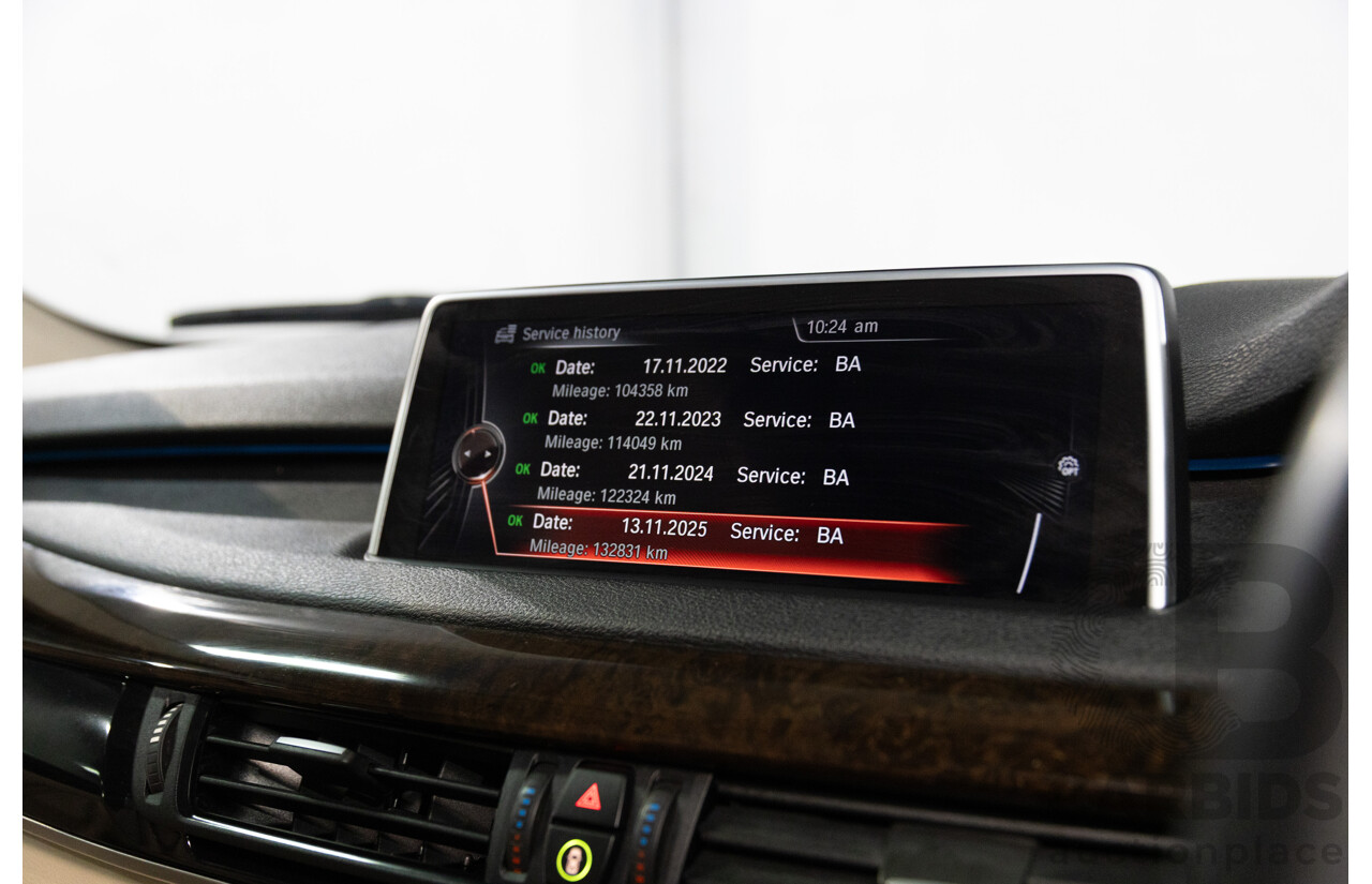 11/2013 BMW X5 xDrive30d F15 4d Wagon Sophisto Grey Brilliant Effect Metallic Turbo Diesel 3.0L