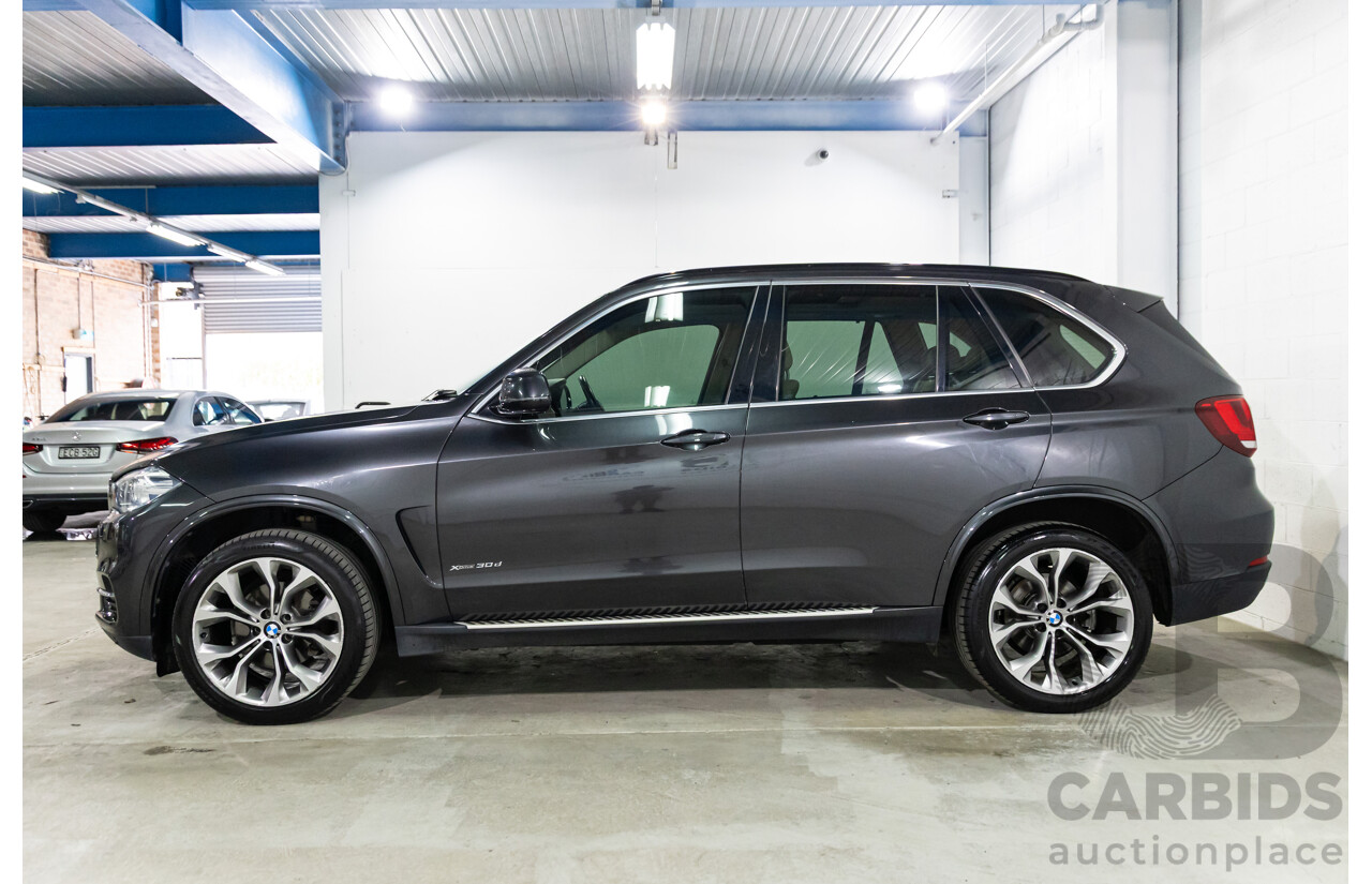 11/2013 BMW X5 xDrive30d F15 4d Wagon Sophisto Grey Brilliant Effect Metallic Turbo Diesel 3.0L