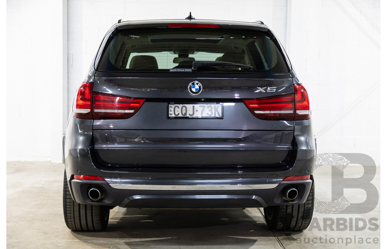 11/2013 BMW X5 xDrive30d F15 4d Wagon Sophisto Grey Brilliant Effect Metallic Turbo Diesel 3.0L