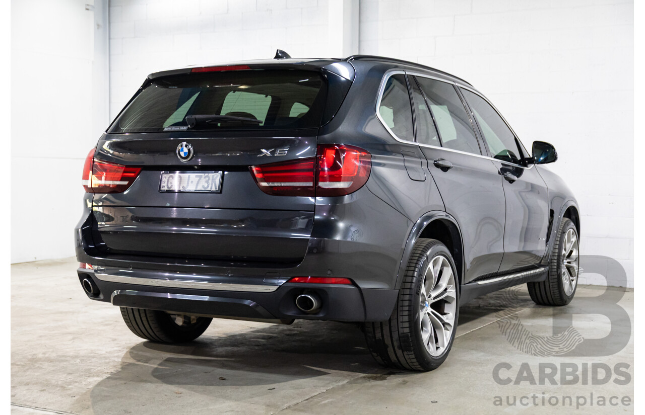 11/2013 BMW X5 xDrive30d F15 4d Wagon Sophisto Grey Brilliant Effect Metallic Turbo Diesel 3.0L