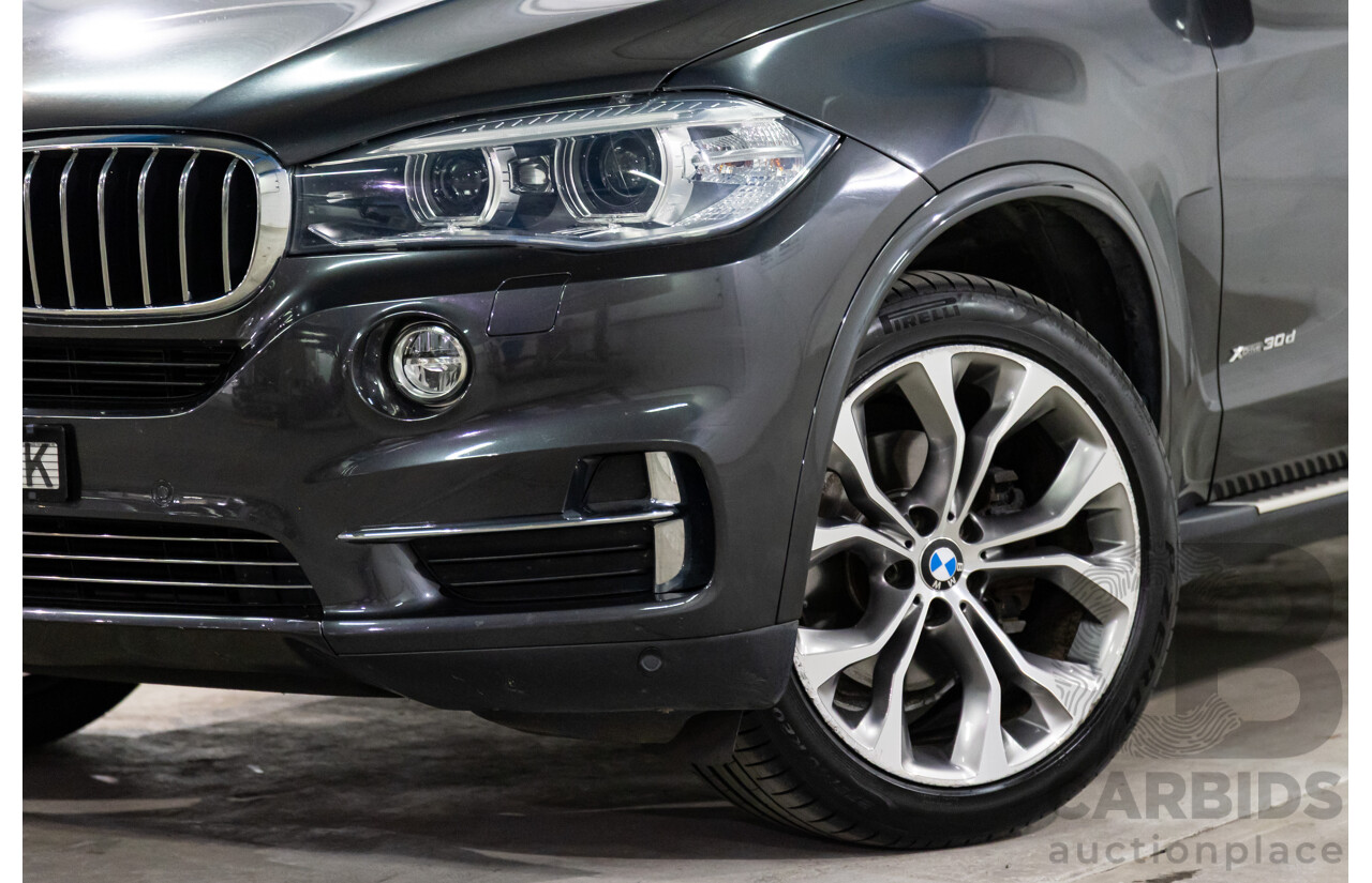 11/2013 BMW X5 xDrive30d F15 4d Wagon Sophisto Grey Brilliant Effect Metallic Turbo Diesel 3.0L