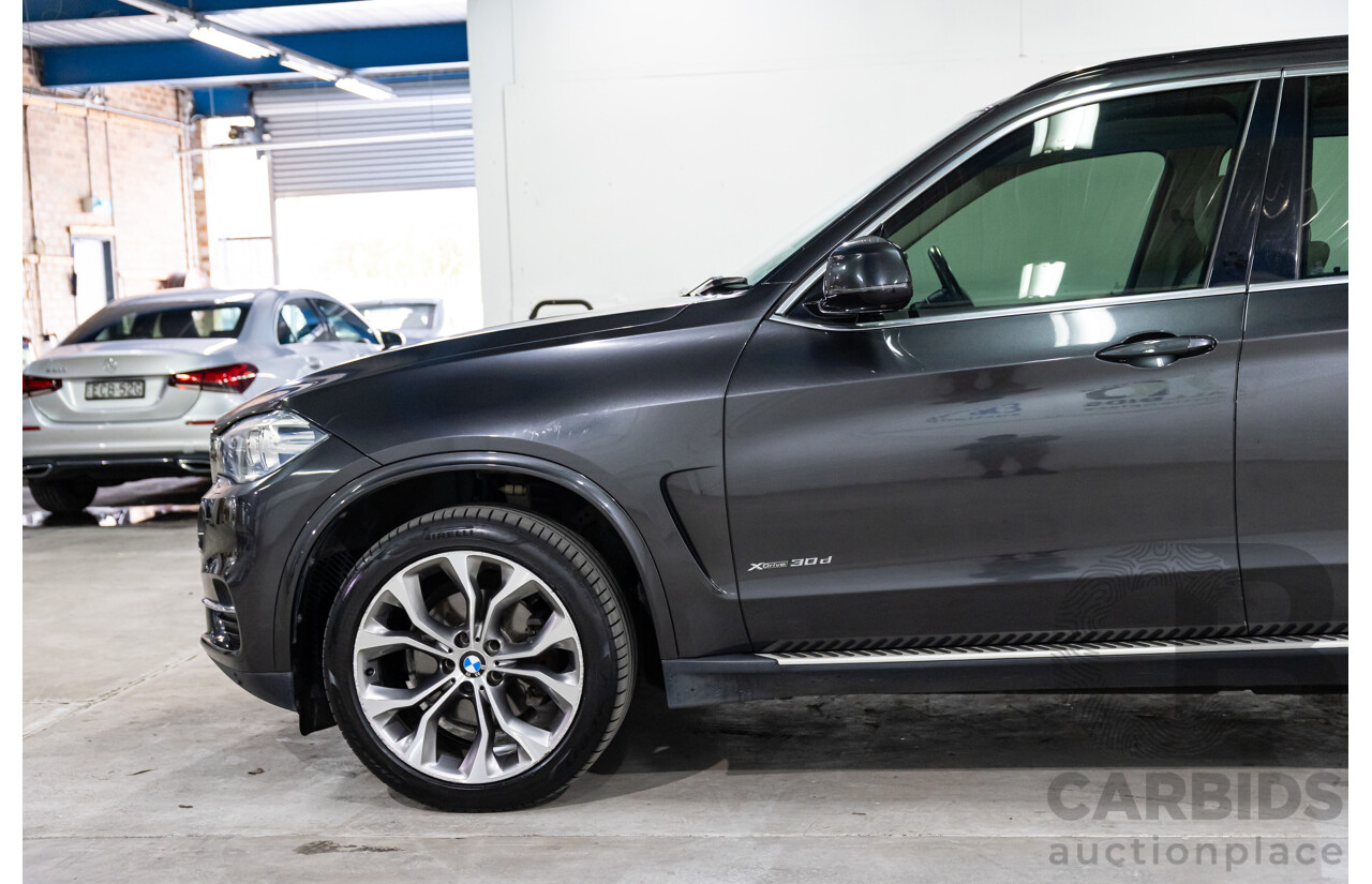 11/2013 BMW X5 xDrive30d F15 4d Wagon Sophisto Grey Brilliant Effect Metallic Turbo Diesel 3.0L