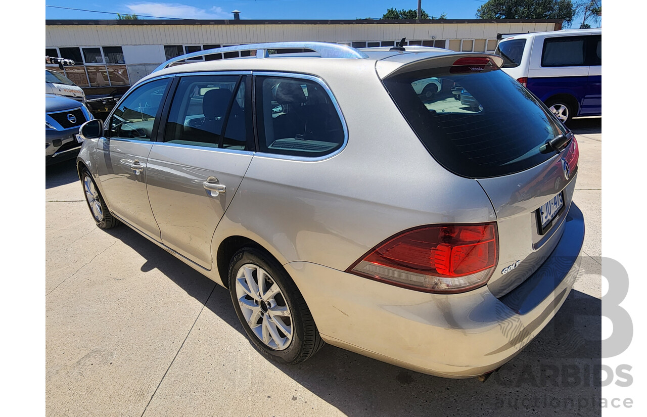 10/2013 Volkswagen Golf 118 TSI Comfortline 4d Wagon Silver 1.4L