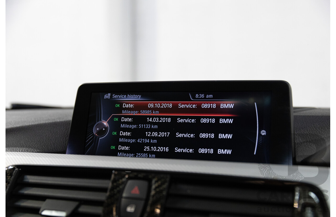 1/2015 BMW 428i Sport Line M Sport Package F32 MY15 2d Coupe Sapphire Black Metallic Turbo 2.0L