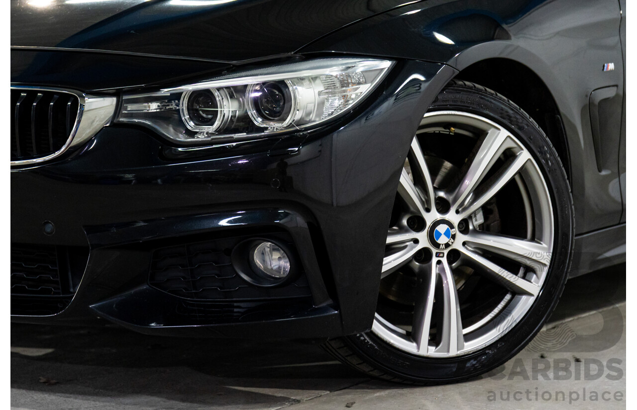 1/2015 BMW 428i Sport Line M Sport Package F32 MY15 2d Coupe Sapphire Black Metallic Turbo 2.0L