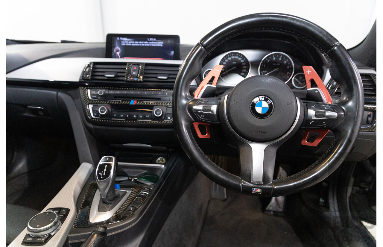 1/2015 BMW 428i Sport Line M Sport Package F32 MY15 2d Coupe Sapphire Black Metallic Turbo 2.0L